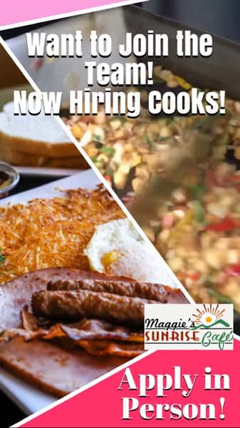 Currently Hiring Cooks!