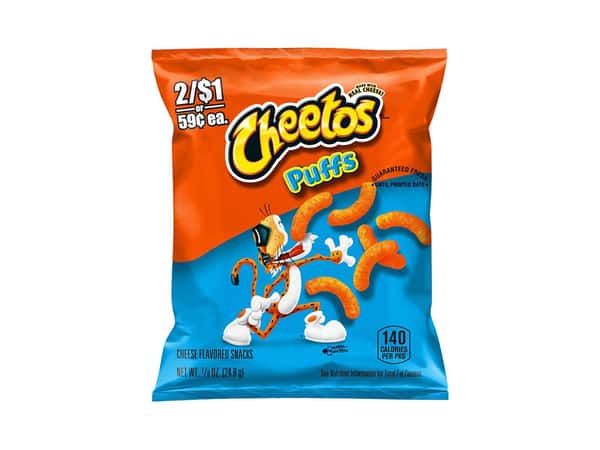 Cheetos Puffs Cheese Flavored Snacks 7/8 Oz