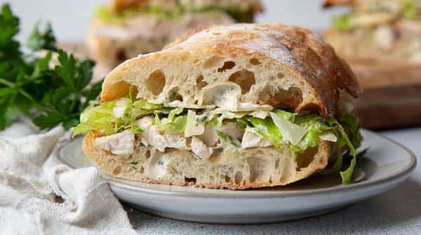 Grilled Chicken Caesar Salad Sub