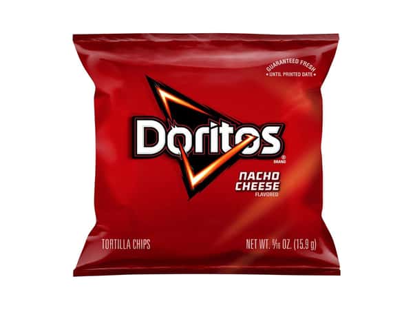 Doritos Tortilla Chips Nacho Cheese Flavored 9/16 Oz