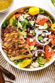 Marinated Grilled Chicken Salad