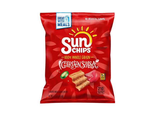 SunChips Flavored Whole Grain Snacks Garden Salsa 1 1/2 Oz