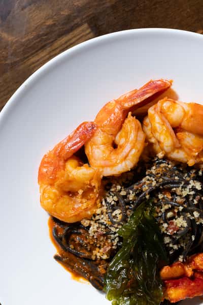 Lobster and Shrimp Linguini