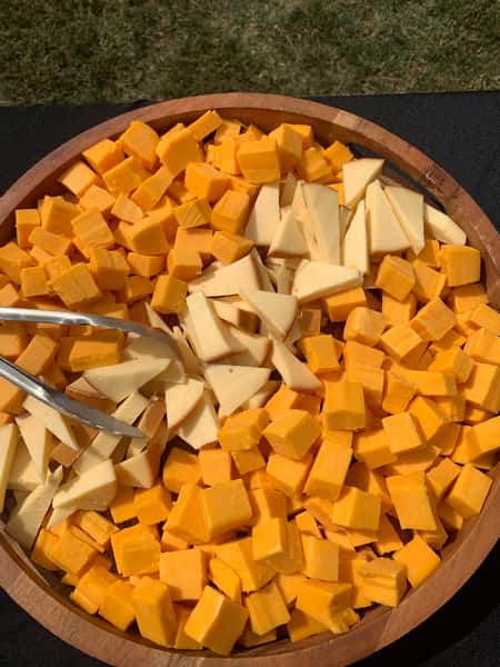 cheese display