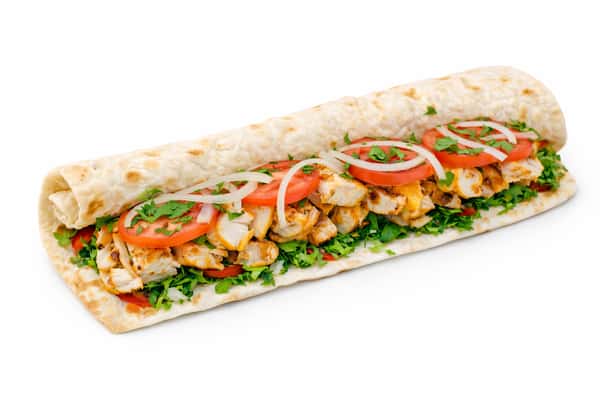 Chicken Breast Kebab Wrap