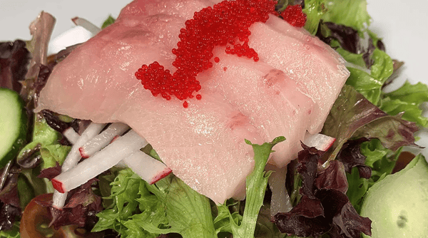 Sliced Hamachi Salad