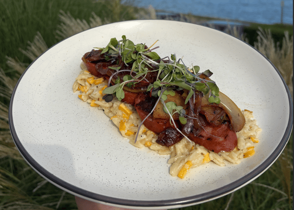 Linguica & Savory Apples