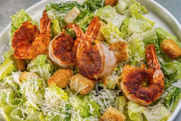 Blackened Shrimp Caesar Salad