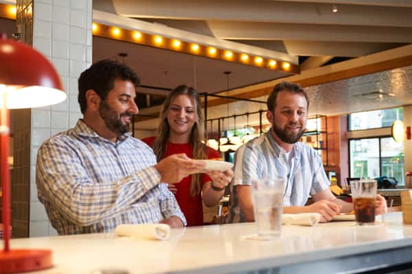 Guys at bar