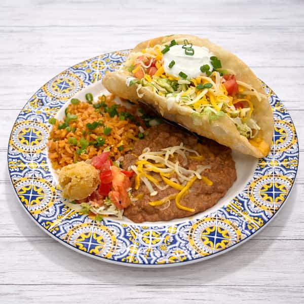 Lunch Chicken Puffy Taco