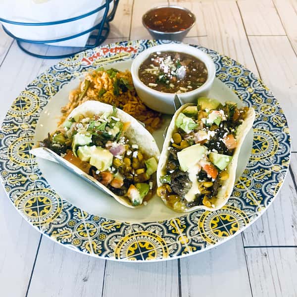 Elote Steak Tacos