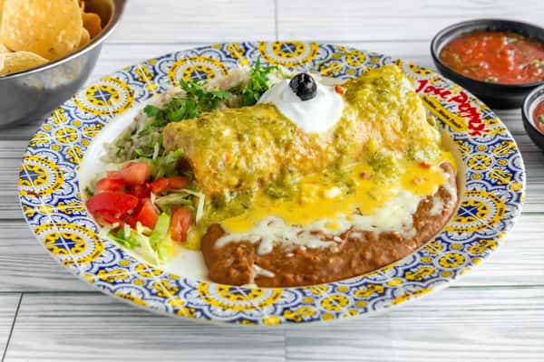 Lunch Carnitas Chimichanga (EE)
