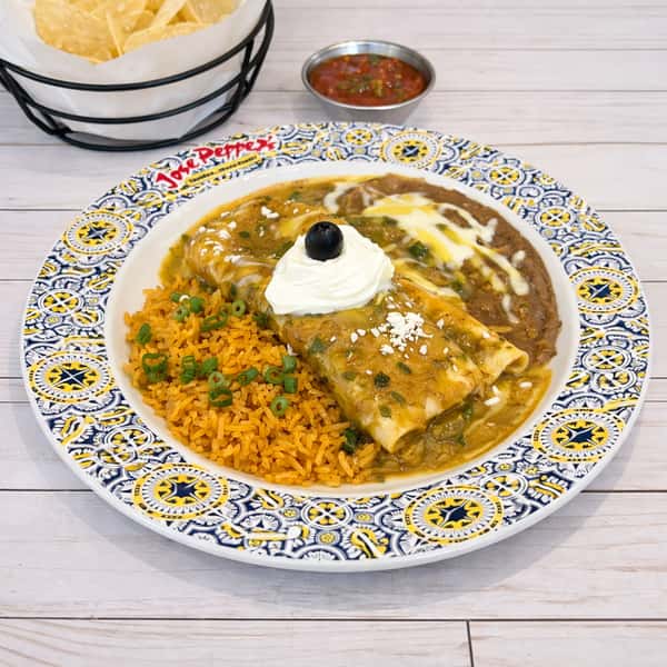 Lunch Sour Cream Beef Enchilada