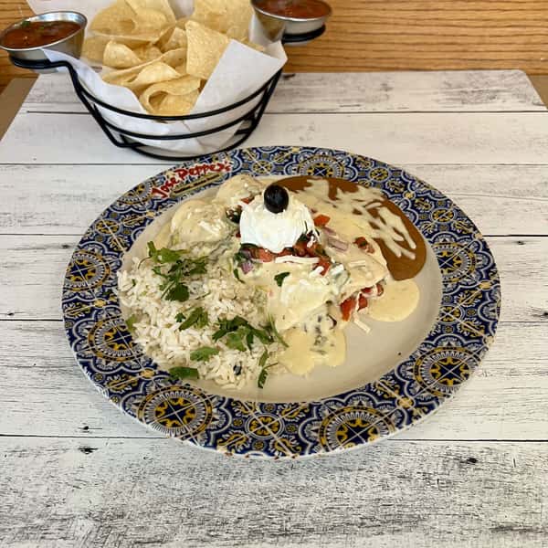 Creamy Steak Enchiladas