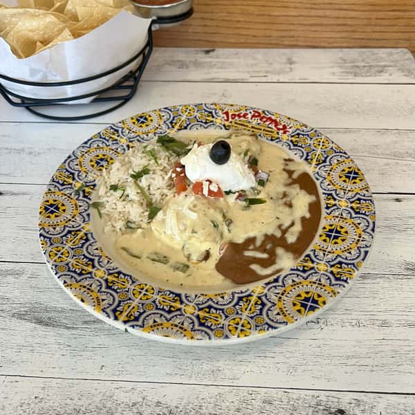 Lunch Creamy Steak Enchilada
