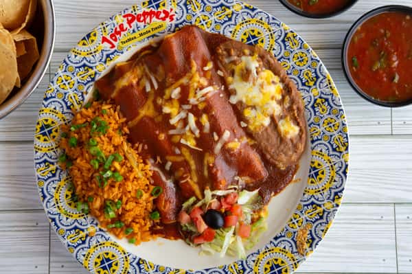 Traditonal Enchilada Platter