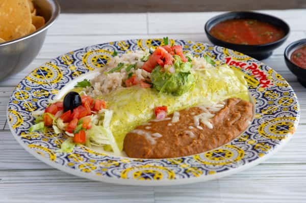 Lunch Chicken Avocado Enchilada