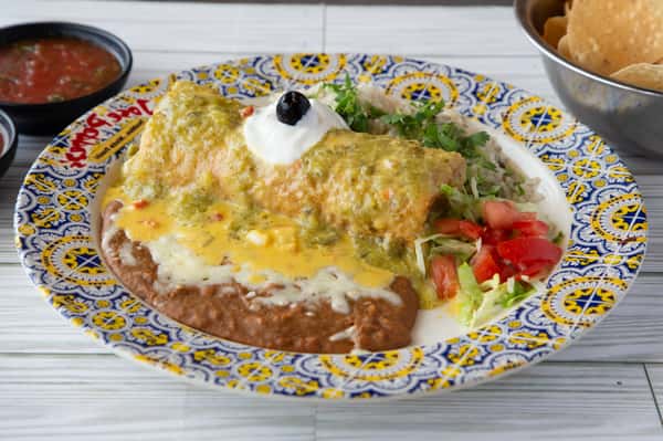 Lunch Carnitas Chimichanga