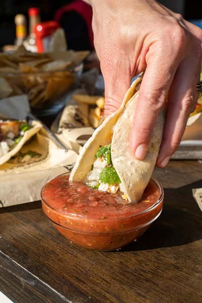 tacos and dip