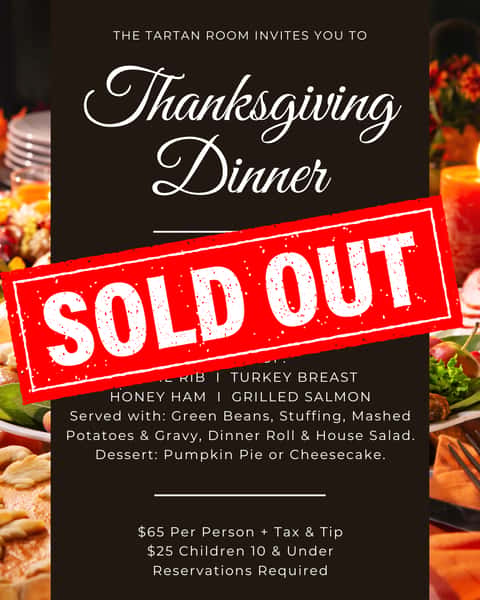 Thanksgiving Sold Out