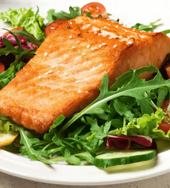 Grilled Salmon Salad