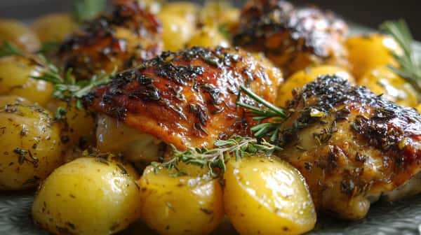 Lemon Rosemary Roasted Chicken