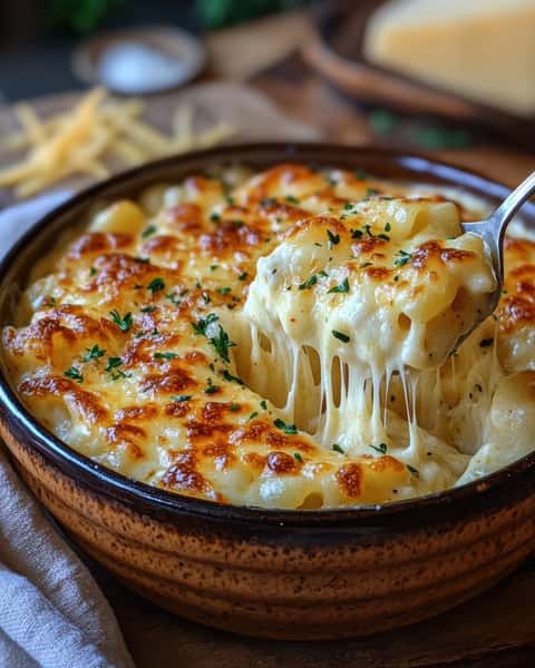 Three-Cheese Mac 'n' Cheese