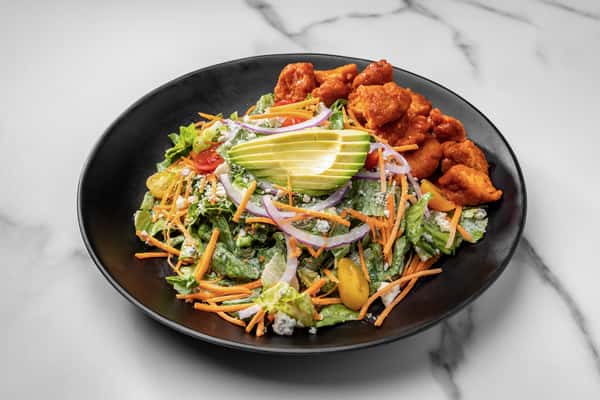 Buffalo Fried Chicken Salad