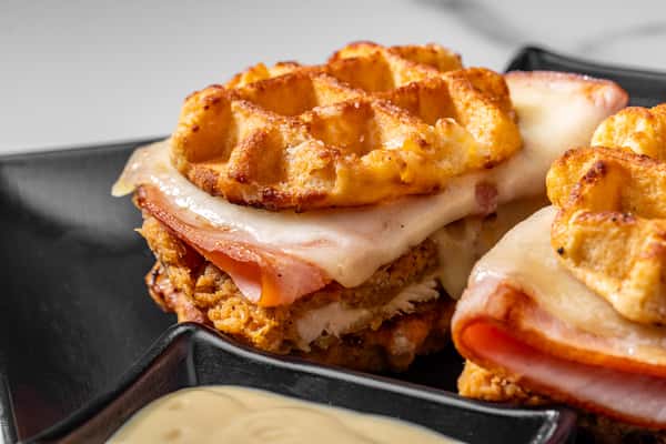 chicken waffle breakfast