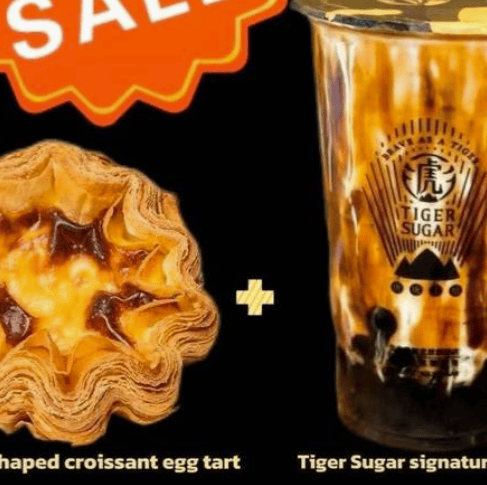 Milk Tea & Egg Tart Combo 奶茶蛋挞套餐