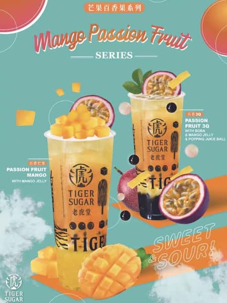 T11. Mango & Passion Oolong / Green Tea with Mango Jelly