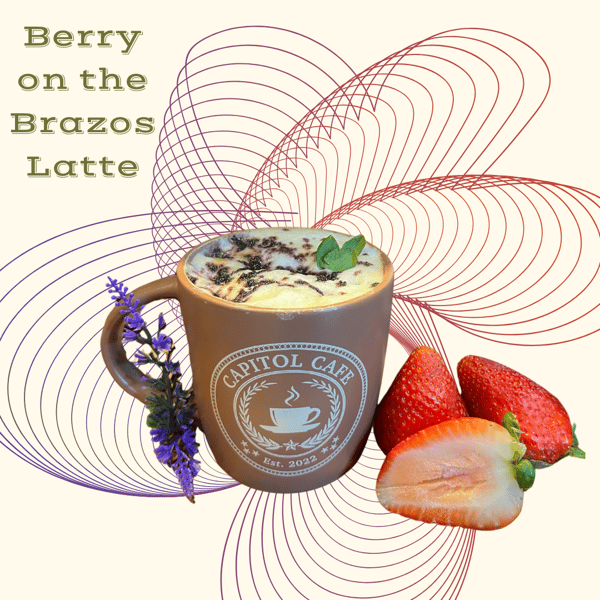 Berry on the Brazos Latte