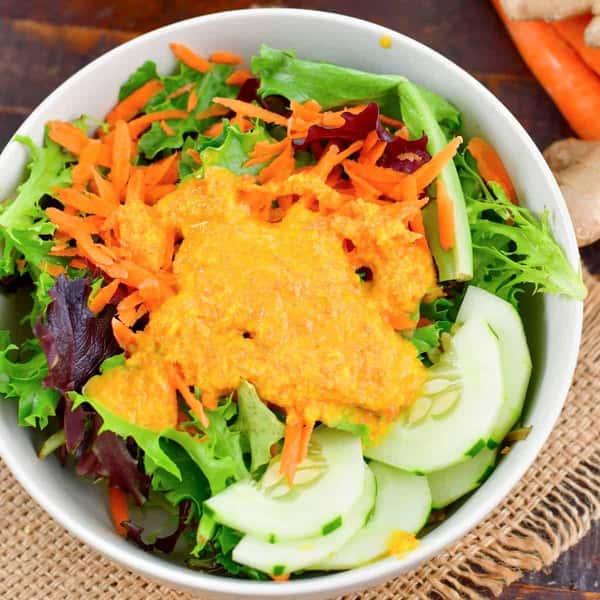 House Salad w/ Ginger Carrot Dressing