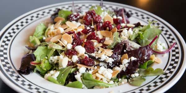 salad with cranberries and almonds