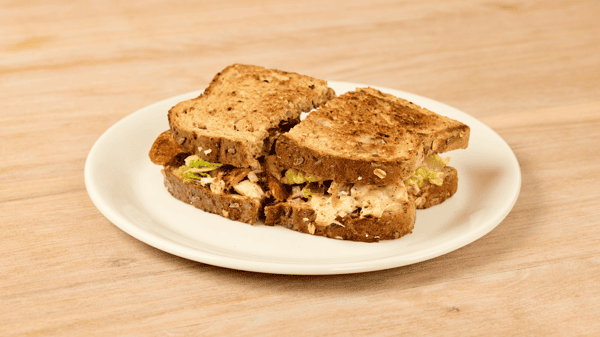 Warm Chicken Salad Sandwich