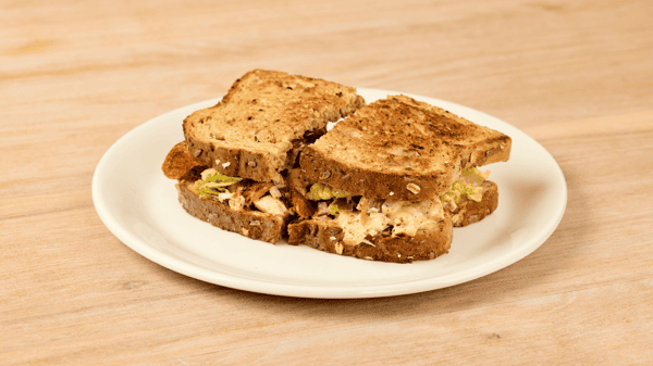 Warm Chicken Salad Sandwich