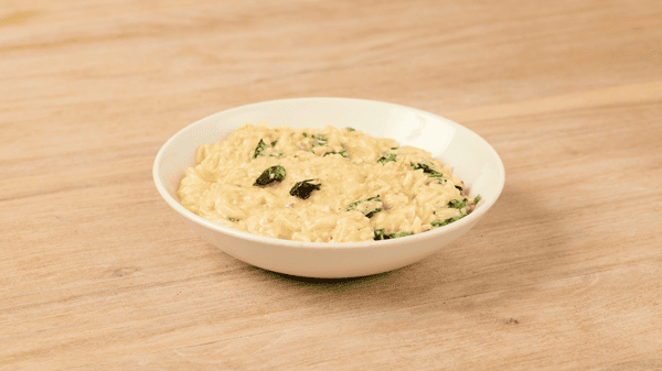 Orzo Risotto with Sage and Parmesan