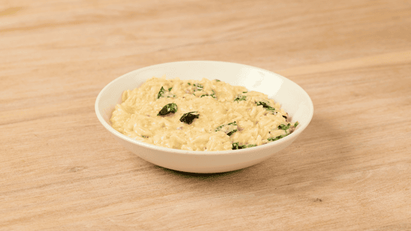 Orzo Risotto with Sage and Parmesan