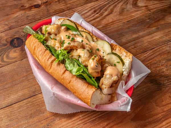 Shrimp al Ajillo Sandwich