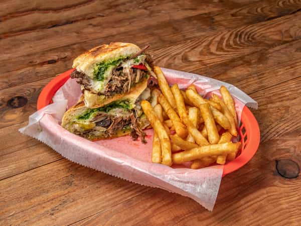 Pan con Vaca Frita
