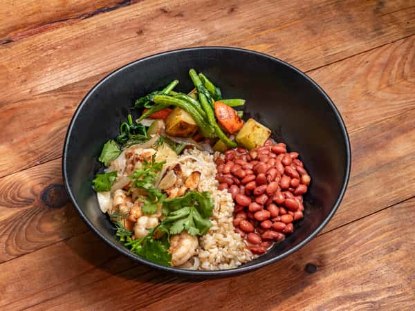 Shrimp Al Ajillo Rice & Bean Bowl