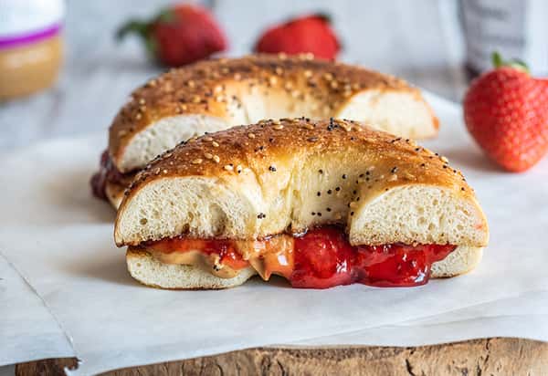 Bagel with Butter & Jelly