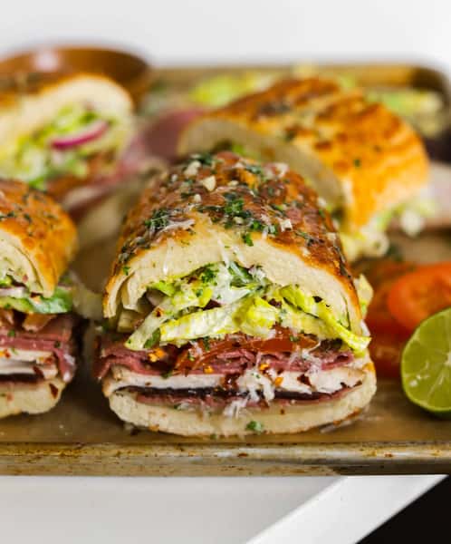Turkey ham, roast beef, American cheese, lettuce, tomatoes, your choice of mayonnaise or mustard
Grilled to perfection with the cheese melted on top
