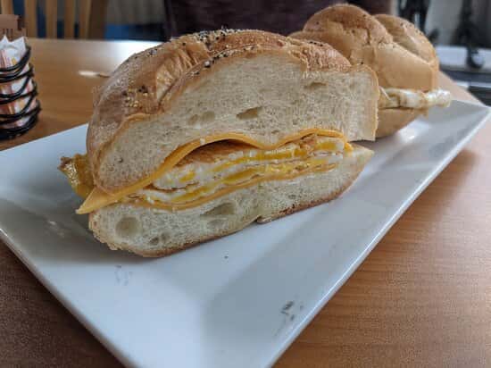 Grilled chicken eggs topped with melted cheese