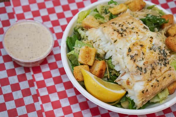 Smoked Halibut Caesar