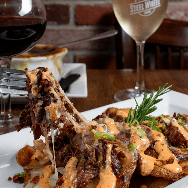 Braised Short Rib Potato Skins