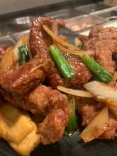 79. 薑葱焗肉排 Pork Chop with Ginger & Scallions