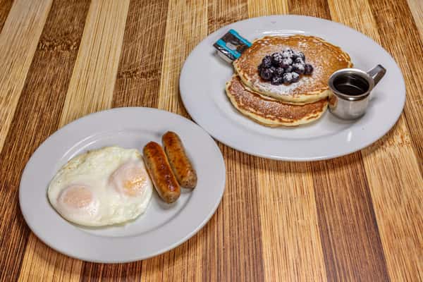 Blueberry Pancakes Combo