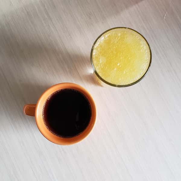Juice and Coffee