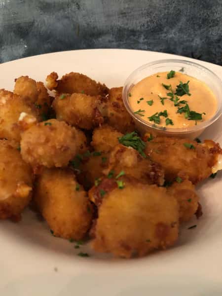 Cheese Curds with Chipotle Cremè